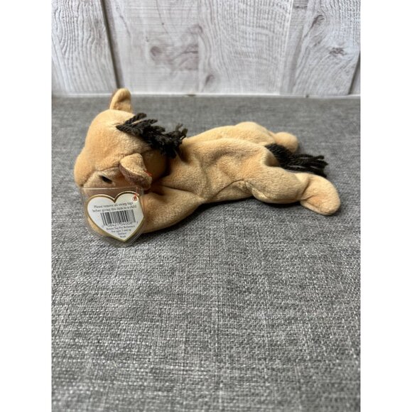Vintage Ty Beanie Babies Collection Derby Horse Plush Toy 1995 Collectible - Picture 4 of 7